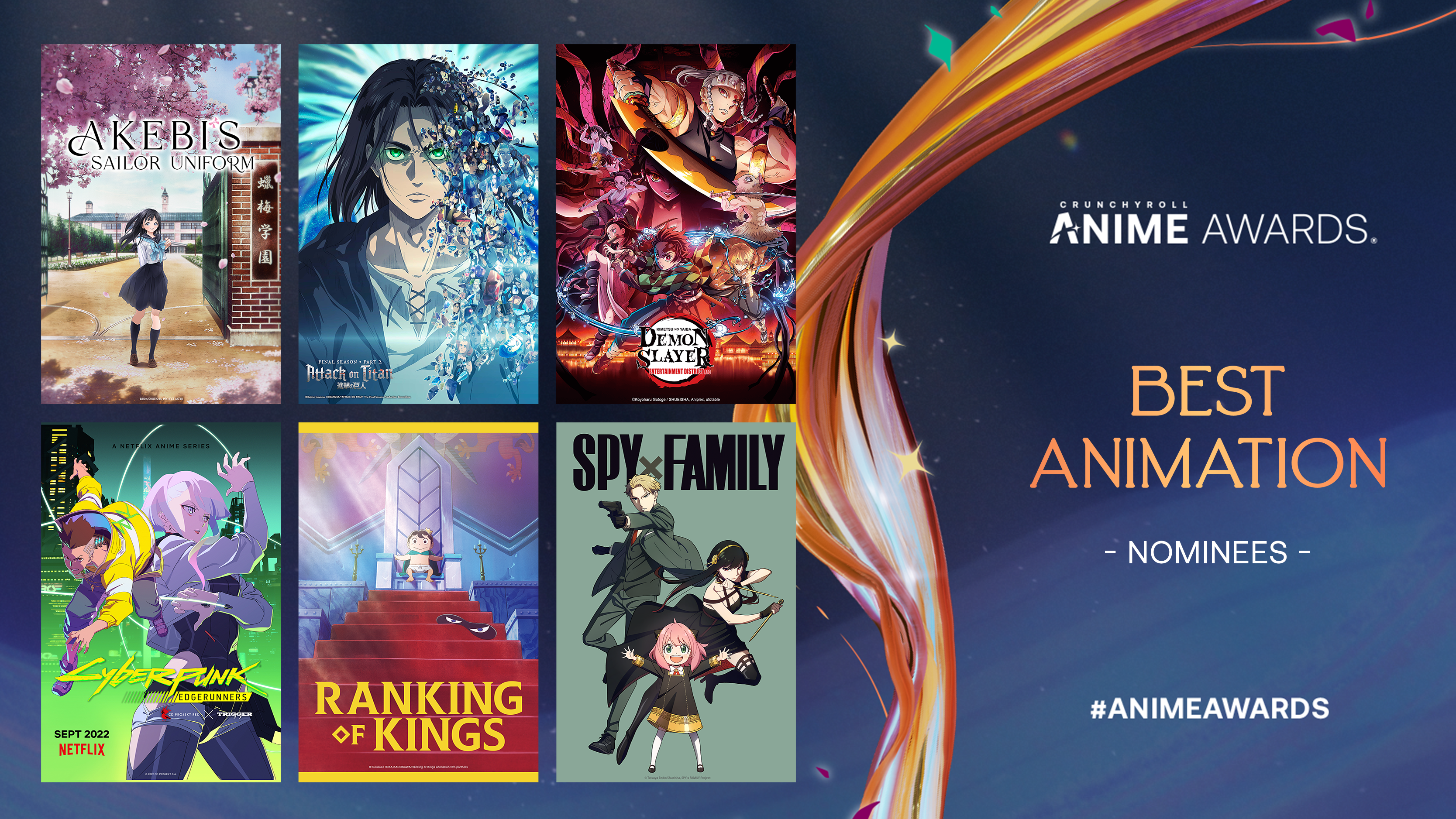 Crunchyroll Anime Awards 2023 Nominees Announced